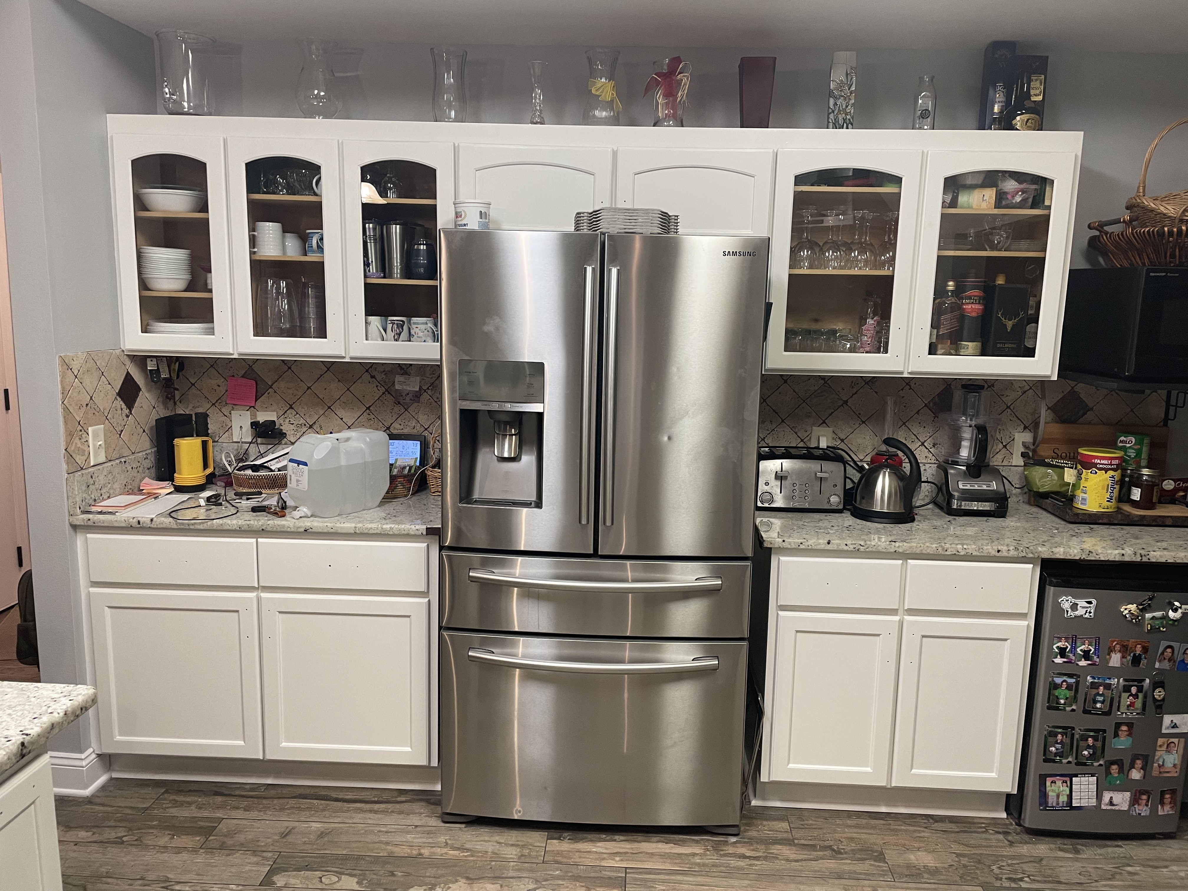 Completed cabinet painting project in Live Oak, FL